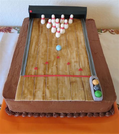 Bowling Alley Cake | Bowling cake, Bowling birthday cakes, Birthday ...