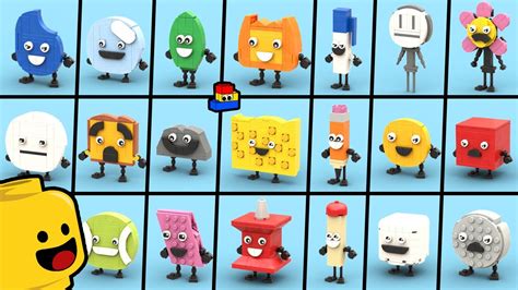 BFDI LEGO: How to Build ALL of the Contestants (Season 1) - YouTube