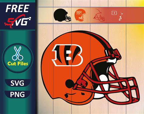 Bengals Helmet SVG Free | Cincinnati Bengals Logo