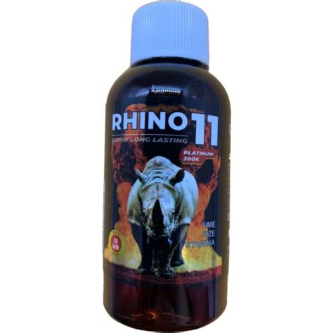 Rhino 11 200K Platinum Sexual Enhancement Drink Bottle - Rhino Platinum 7