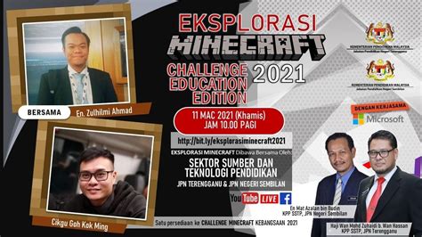 EKSPLORASI MINECRAFT CHALLENGE EDUCATION EDITION 2021 - YouTube