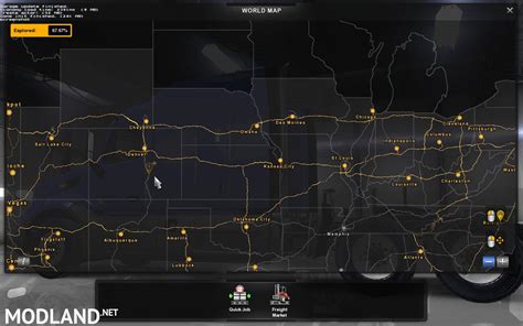 Coast to Coast Map - v2.1 Released mod for American Truck Simulator, ATS