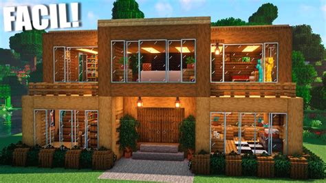 Total 39+ imagen como hacer casas modernas de madera en minecraft ...