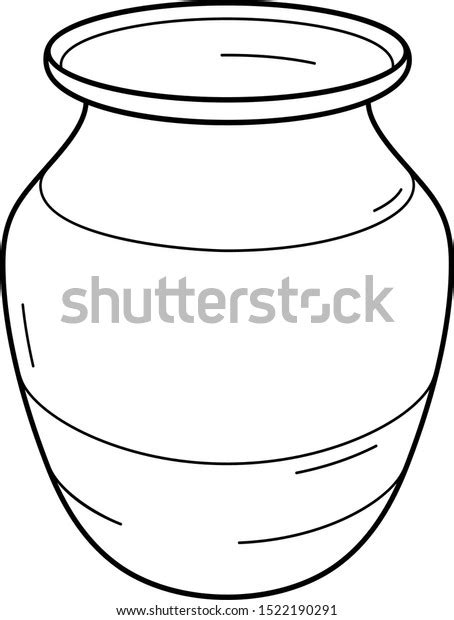 2 658 Clay Pot Outline Images, Stock Photos & Vectors | Shutterstock