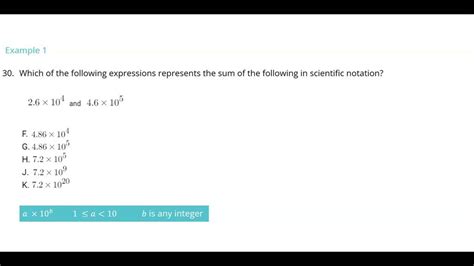 Scientific Notation | Study.com ACT& Math Test Prep - Lesson | Study.com