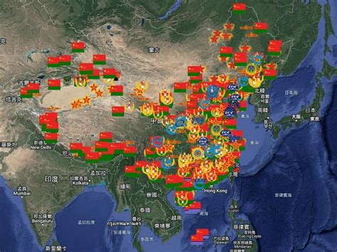 Starting from PLAAF bases, a Taiwanese student made a detailed map of ...