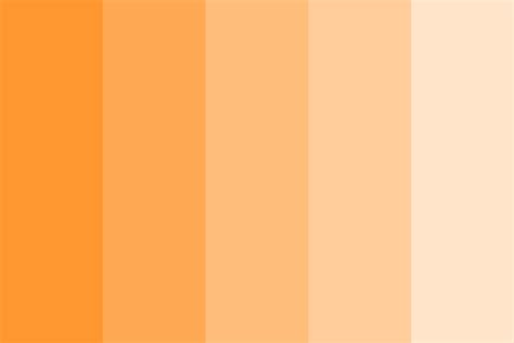 Orange Coral Color Palette