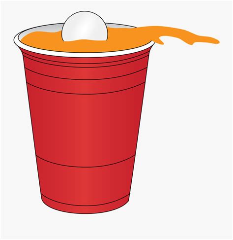 Beer, Pong, Red, Solo, Cup, Plastic, Game, Fun, Party - Cartoon Beer ...