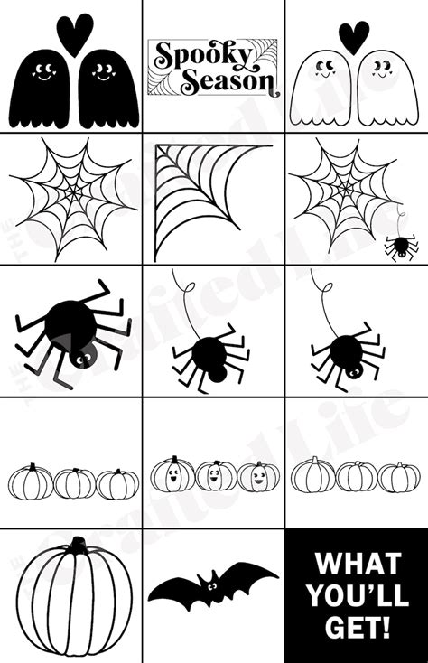 Cute Halloween SVG PNG Files - Etsy