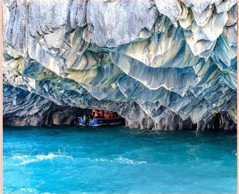 The Amazing rock Formation-Marble caves, Patagonia in Chile - Geotourism