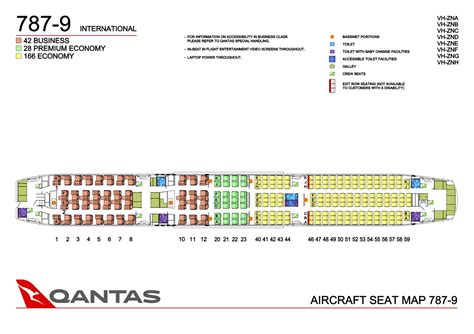 Qantas Boeing 787 9 Dreamliner Seat Map | Elcho Table