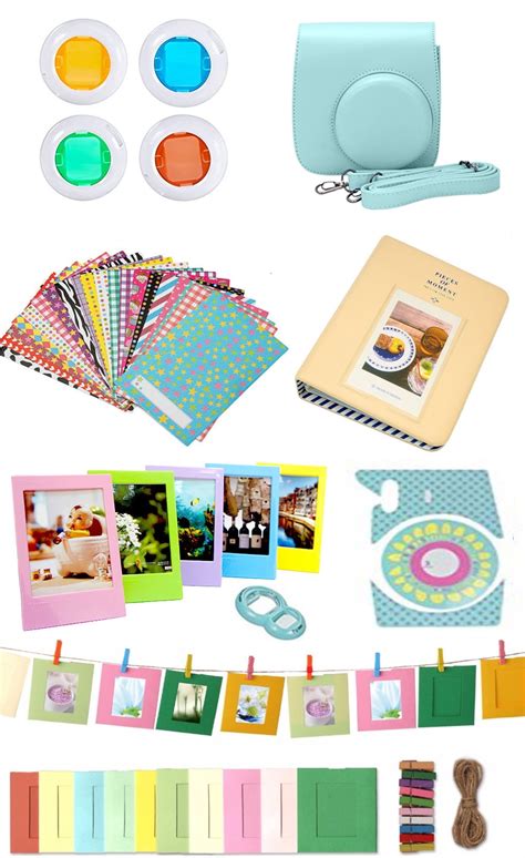 Fujifilm Instax Mini 9 Accessories kit (Ice Blue) - Walmart.com