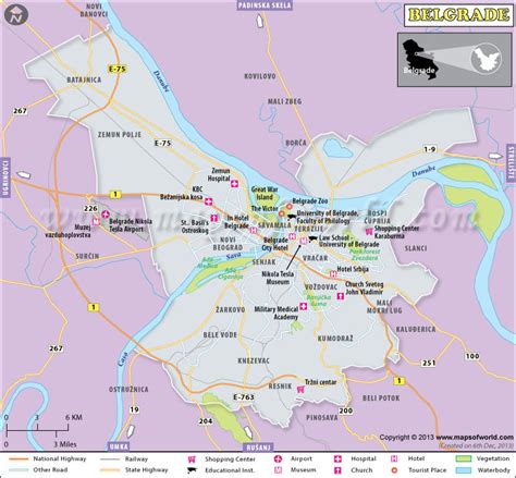 Belgrade Map | Belgrade Serbia Map