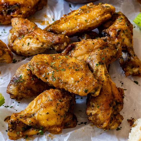 Garlic Parmesan Chicken Wings Recipe - Happy Foods Tube