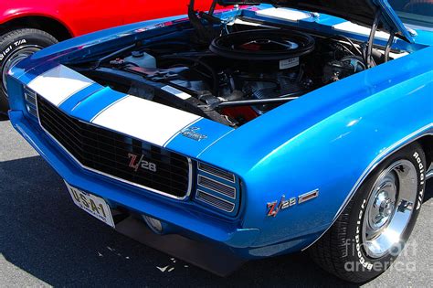 blue '69 Camaro Z28 Photograph by Mark Spearman - Pixels