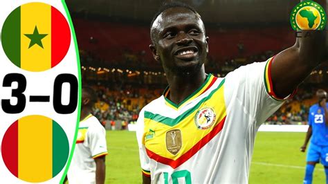 Senegal vs Guinea 3-0 - All Goals and Highlights - 2024 🔥 MANE