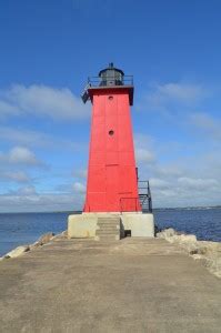 Manistique East Breakwater Lighthouse, Lake Michigan - Travel the Mitten