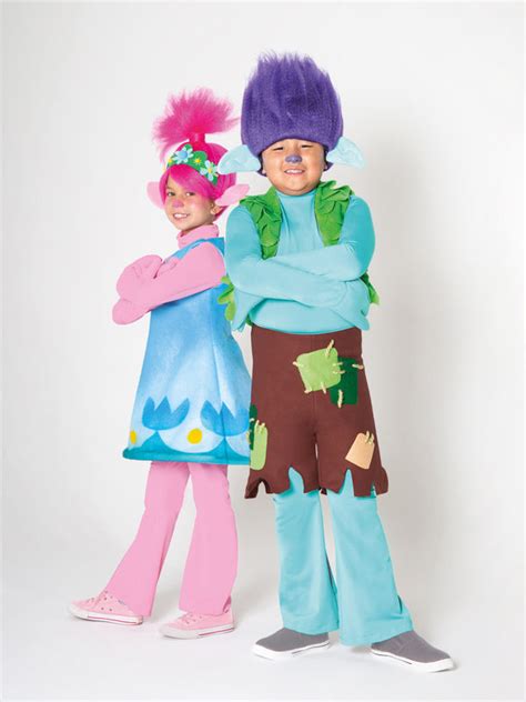 Trolls the Movie, Branch Premium Costume for Boys - Chasing Fireflies