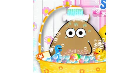 Pou Baby Bathing - Play Now For Free