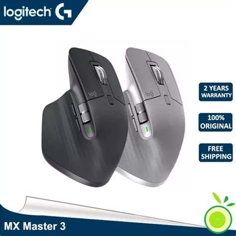 Logitech MX Master 3บลูทูธไร้สายเดิมสำนักงานเมาส์ Ergonomics Mice สำหรับ PC คอมพิวเตอร์แล็ปท็อป ...