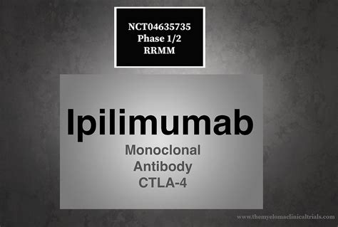 Ipilimumab - Multiple Myeloma Clinical Trials