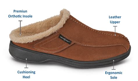 Men’s House Slippers with Arch Support | Orthofeet