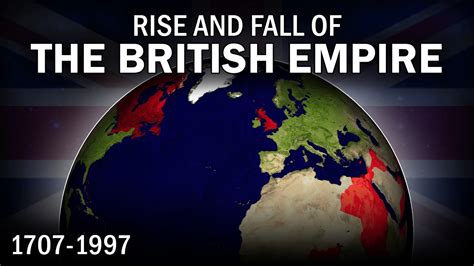 Rise and Fall of the British Empire (Animated Timeline Map) - YouTube