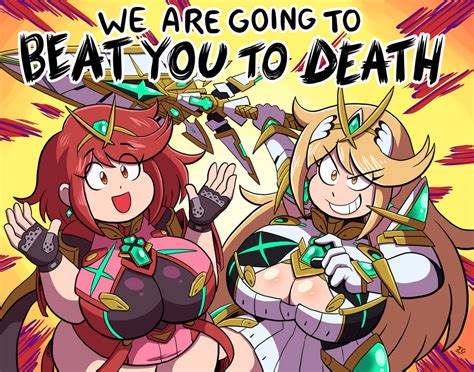 Pyra and Mythra by greliz on DeviantArt