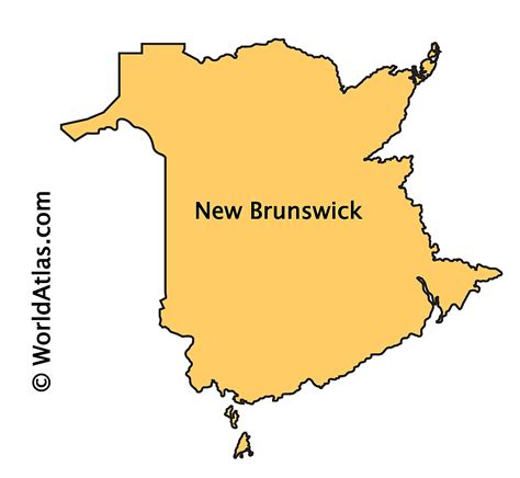 Map Of Southern New Brunswick