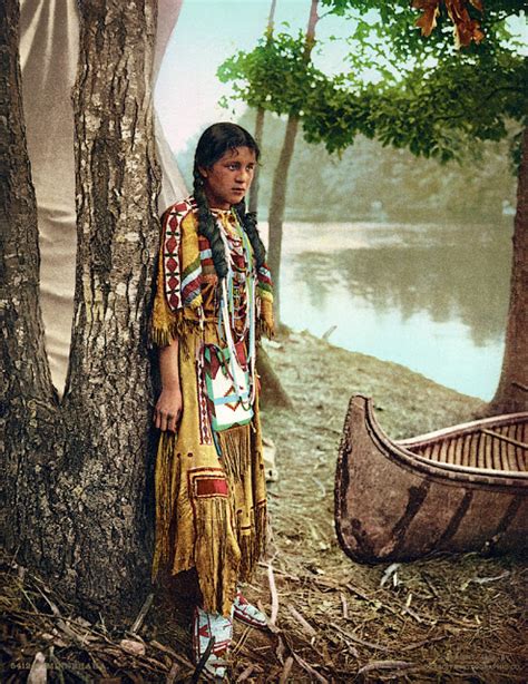 20 Beautiful colorized photos of Native Americans in the late 19th ...