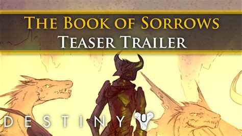 Destiny Lore - The Book of Sorrows Teaser Trailer - YouTube