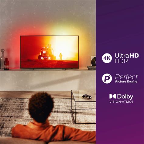Buy Philips 43PUS7805/12 43-Inch TV with Ambilight and Alexa Built-In (4K UHD LED TV, HDR10 ...
