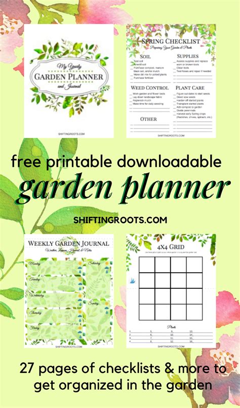 Free Downloadable Garden Planner | Garden planner, Free garden planner, Garden journal