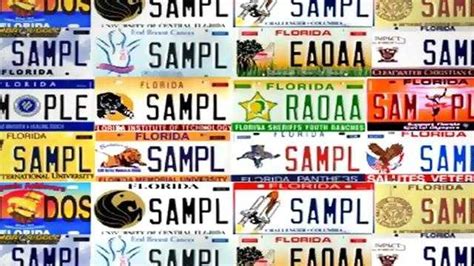 Images: Florida's specialty license plates