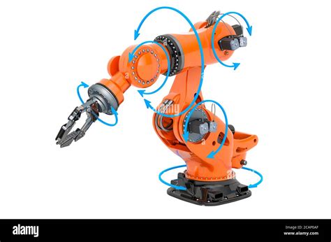Diagram Of A Six Axis Industrial Robotic Arm Robot Ar - vrogue.co