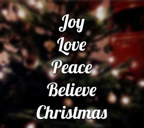 Joy Love Peace Believe Christmas Pictures, Photos, and Images for Facebook, Tumblr, Pinterest ...