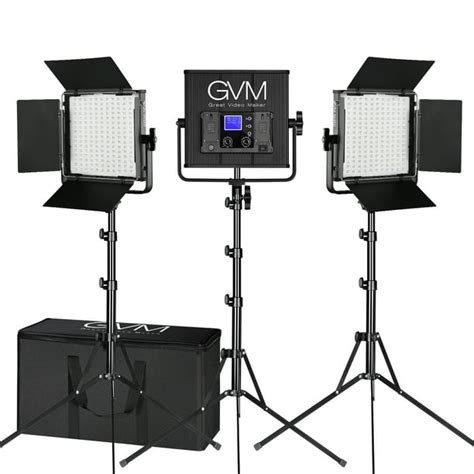 GVM RGB Video Lights with APP Control, 50W Full Color Studio Video ...