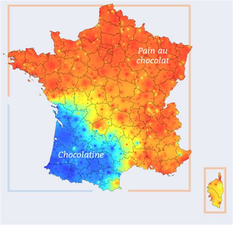 Pain au Chocolat vs Chocolatine - Vivid Maps