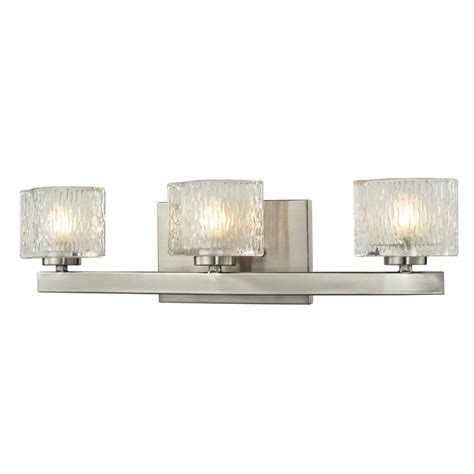 Filament Design Rainfall 3-Light Brushed Nickel Bath Vanity Light-CLI-JB-028096 - The Home Depot