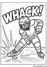 20 Hockey Coloring Pages  ColoringBookFun sketch template
