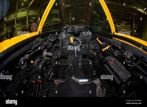 de Havilland Vampire F3 cockpit Stock Photo - Alamy