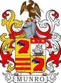 Munro Family Crest, Coat of Arms and Name History