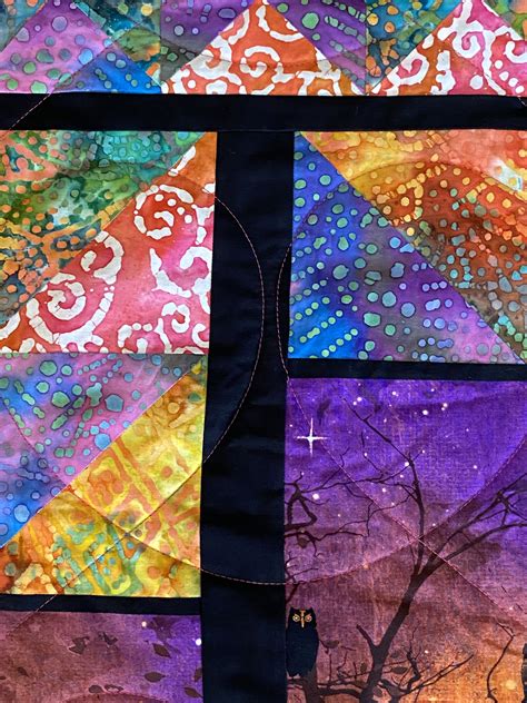 Melanie’s Halloween Batiks Quilt! – Lady Bird Quilts