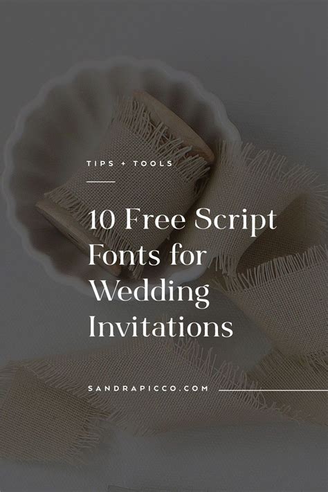 10 Free Script Fonts for Wedding Invitations - sandrapicco.com ...