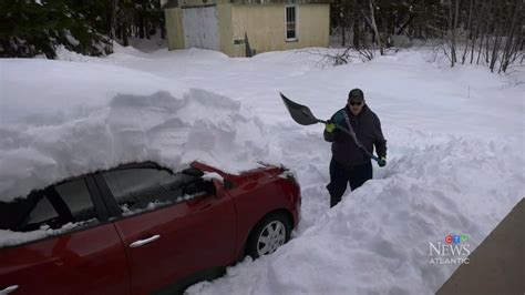 Some stuck at home after snowfall in Cape Breton