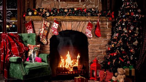 Christmas Fireplace Wallpapers - 4k, HD Christmas Fireplace Backgrounds on WallpaperBat