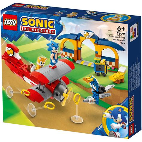 LEGO Sonic The Hedgehog Tails' Workshop and Tornado Plane Set 76991