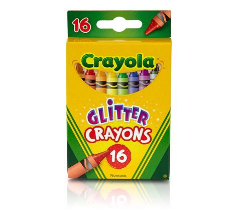 Crayola Glitter Crayons 16 ct. - Crayola