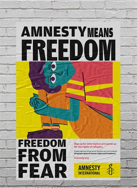 Amnesty International Poster Design on Behance