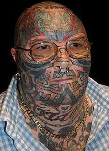 The 20 Most Outrageous Facial Tattoos | Weird tattoos, Bad tattoos, Bad ...